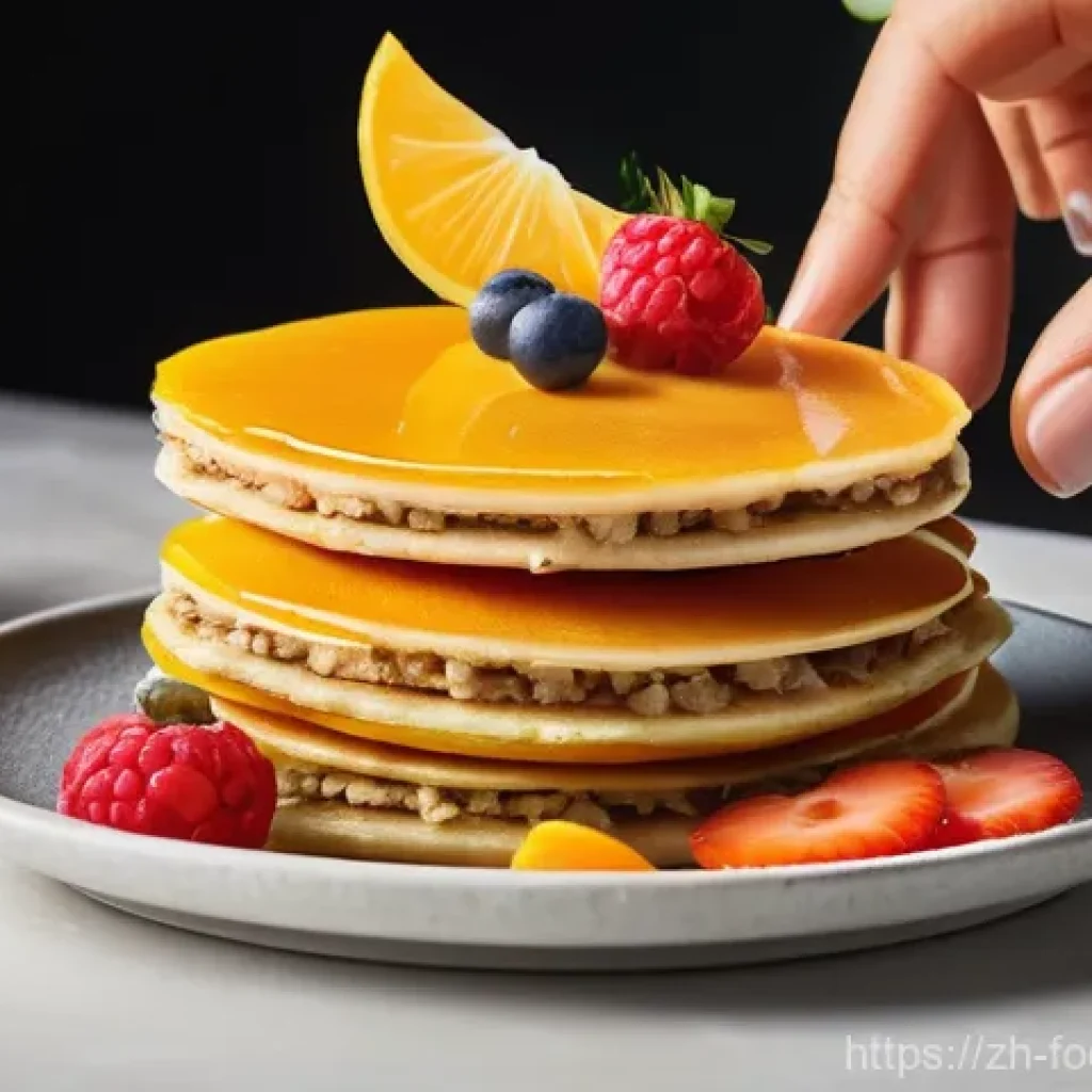 식품에서의 바이오프린팅 기술 - **Prompt 1: Personalized Morning Delight**
    A bright, clean, and modern kitchen. A young, healthy...